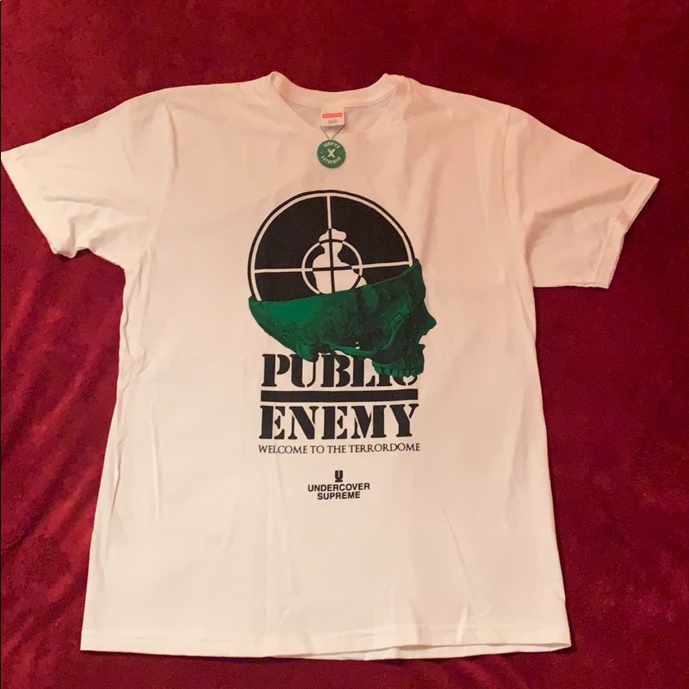 Supreme Undercover/Public Enemy Tee White
